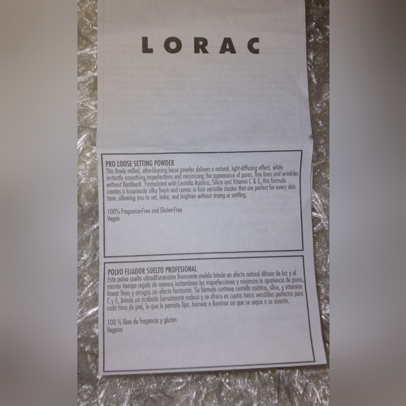 NEW Lorac Pro Loose Setting Powder in Brûlée, Finely Milled - Picture 3 of 6